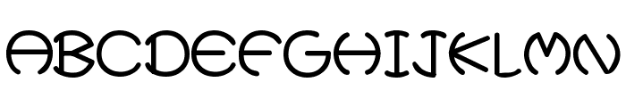 Xevius  Medium Font LOWERCASE