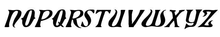 Xiphos Expanded Italic Font LOWERCASE