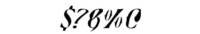 Xiphos Expanded Light Italic Font OTHER CHARS
