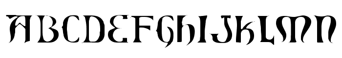 Xiphos Expanded Light Font LOWERCASE