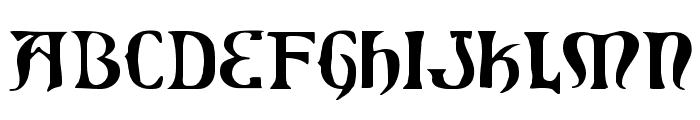 Xiphos Expanded Font LOWERCASE