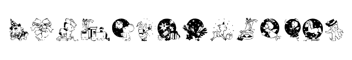 XmasPromotionsSymbols Font LOWERCASE
