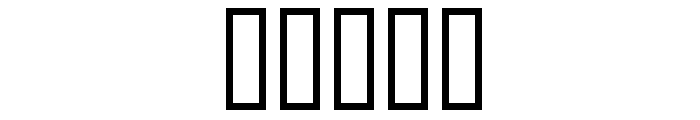 XperimentypoThree Squares Font OTHER CHARS