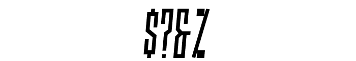 Xray Ted [skew] Font OTHER CHARS