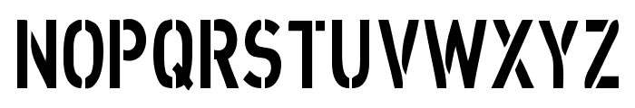 XXII STRAIGHT-ARMY Font UPPERCASE