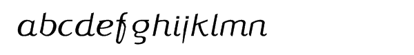 Xyperformulaic Serif Font LOWERCASE