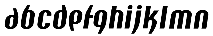 Y2K Analog Legacy Italic Font LOWERCASE
