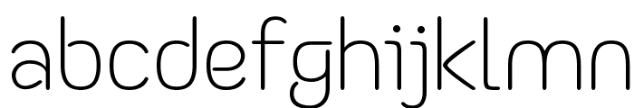 Yaahowu Light Font LOWERCASE
