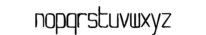 Yachting Type Font LOWERCASE