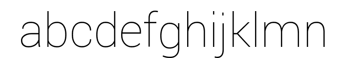 Yantramanav Thin Font LOWERCASE