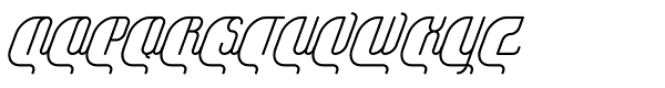 Yasemin Italic Font UPPERCASE