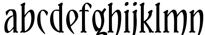 Yataghan-Regular Font LOWERCASE
