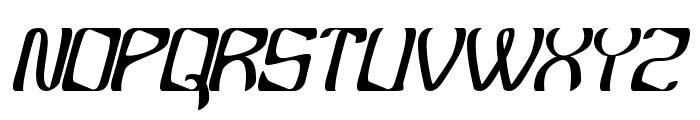 YBandTuner Font UPPERCASE