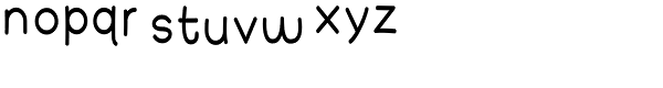 Yearnboy 5 Font LOWERCASE