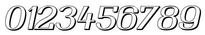 Yiggivoo Unicode 3D Italic Font OTHER CHARS