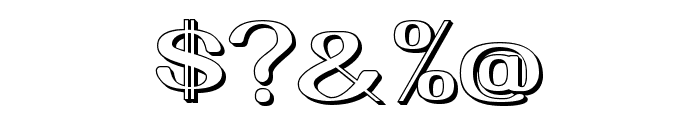 Yiggivoo Unicode 3D Font OTHER CHARS