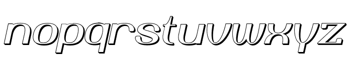 YiggivooUnicode3D-Italic Font LOWERCASE