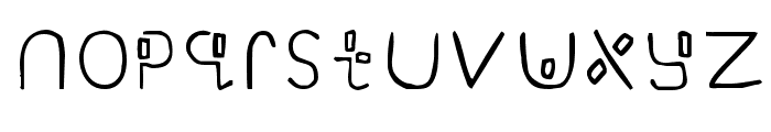 Yikatu Font LOWERCASE