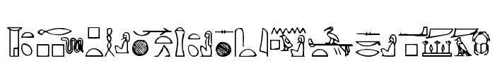 Yiroglyphics Font OTHER CHARS