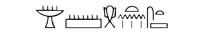 Yiroglyphics Font OTHER CHARS