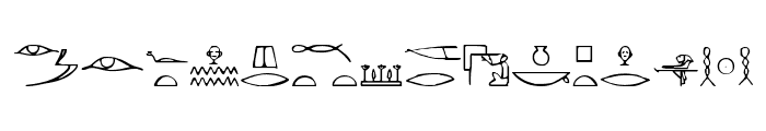 Yiroglyphics Font UPPERCASE