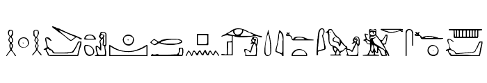 Yiroglyphics Font UPPERCASE