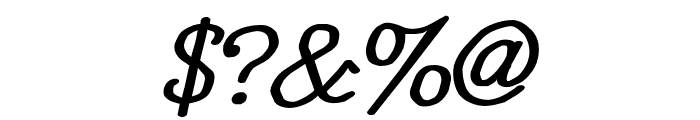 YOzFontAP97 Bold Italic Font OTHER CHARS