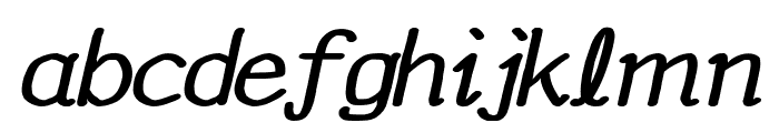 YOzFontNP04 Bold Italic Font LOWERCASE