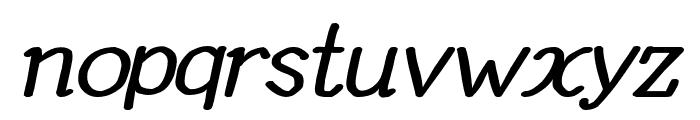 YOzFontP04 Bold Italic Font LOWERCASE