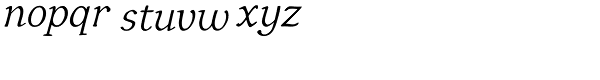 Youbee-Italic Font LOWERCASE