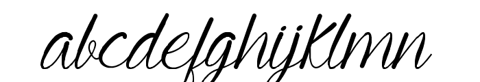 Young & Beautiful Font LOWERCASE