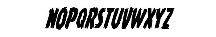 Young Frankenstein Condensed Italic Font LOWERCASE