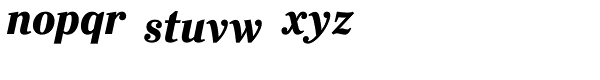 Ysobel Pro Display Bold Italic Font LOWERCASE