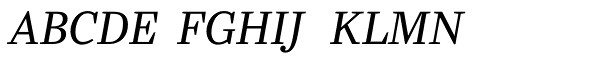 Ysobel Pro Italic Font UPPERCASE