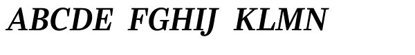 Ysobel Pro Semi Bold Italic Font UPPERCASE