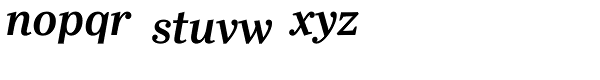 Ysobel Pro Semi Bold Italic Font LOWERCASE