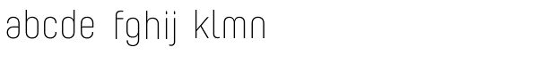 Yummo Thin Font LOWERCASE