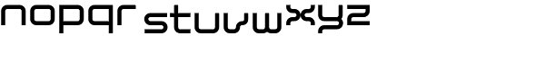 YWFT Blessed Font LOWERCASE