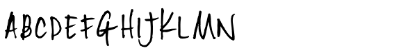 YWFT Signature Alternate Light Font UPPERCASE