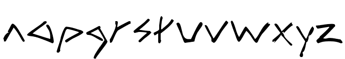 Zag Font LOWERCASE