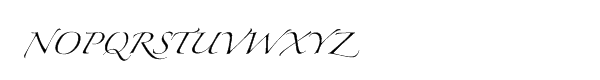 Zapfino™ One Font UPPERCASE