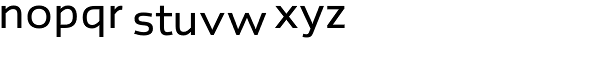 Zatro-Normal Tf Font LOWERCASE