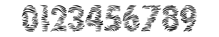 Zebra Font OTHER CHARS