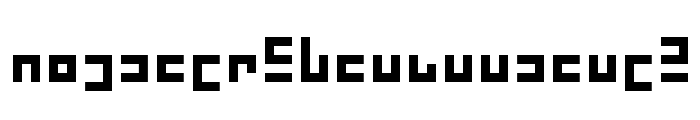 ZebugRades bit6 Font LOWERCASE