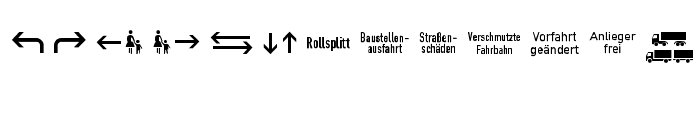 Zeichen Vierhundert Font LOWERCASE