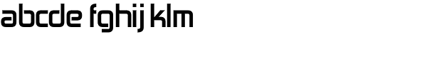 Zekton Bold Font LOWERCASE
