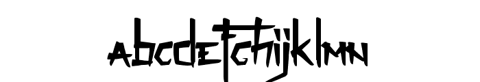 Zenzai Itacha Font LOWERCASE