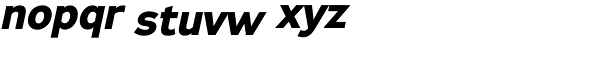 Zeppelin 32 Bold Italic Font LOWERCASE