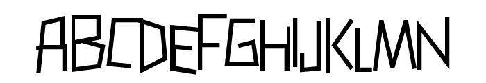 Zerengetti Medium Font LOWERCASE