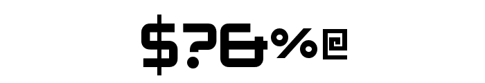 Zero Twos Font OTHER CHARS